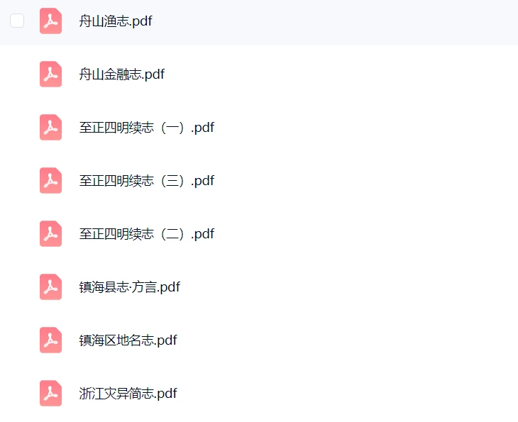 浙江省县志合集